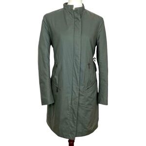 Piazza Sempione Olive Green Utility Parka Jacket